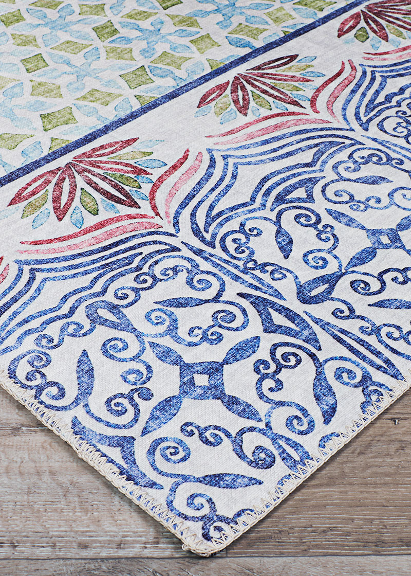 8' x 10' Couristan Caledonia 5561/5161 Tangiers Aquamarine Area Rug 8' x 10' Couristan Caledonia 5561/5161 Tangiers Aquamarine Area Rug